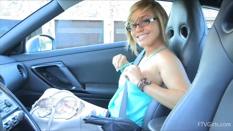 Blonde Bombshell Kennedy Gets Naughty Outdoors