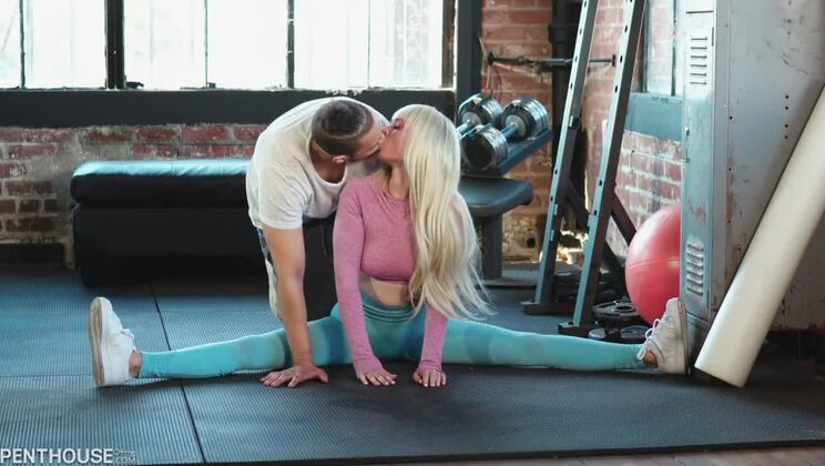 Blonde Bombshell Lilly Bell's Interracial Sweat
