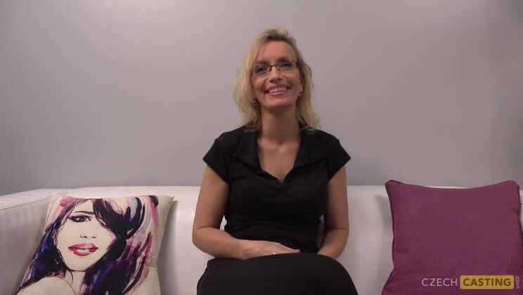 Blonde Bombshell Ludmila Casting