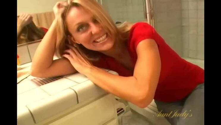 Brenda's Bathroom Masturbation.
