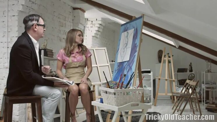 Russian Teacher Vlada Fucked Hard by a Hungry Dad