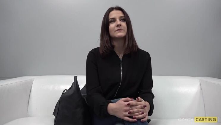 Sultry Czech Brunette Casting