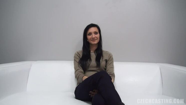 Casting with Skinny European Seductress Dana