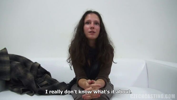 Czech Brunette Casting - Dominika 7627