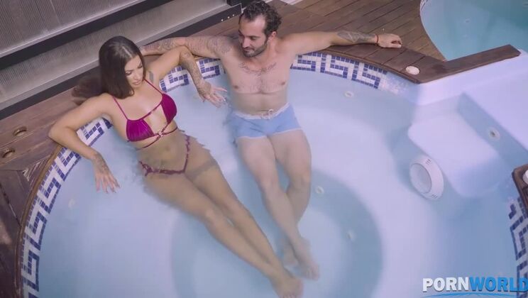Susy Gala's Wild Poolside Sex Frenzy