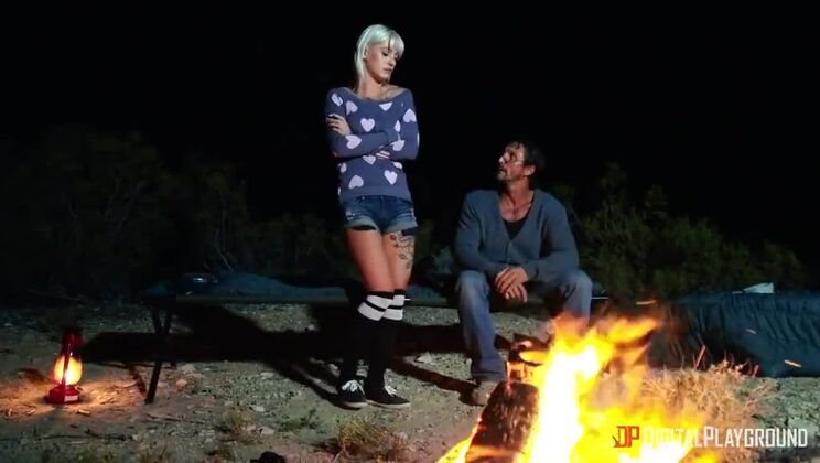 Kleio Valentien - Tattooed Blonde Gets Fucked Outdoors