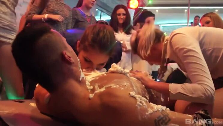 Tattooed Blondes and Brunettes Share Hardcore Party Fun