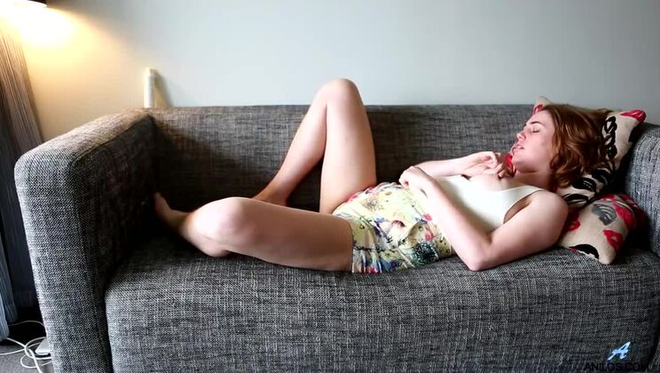 Aussie Babe Molly Broad Strips Down