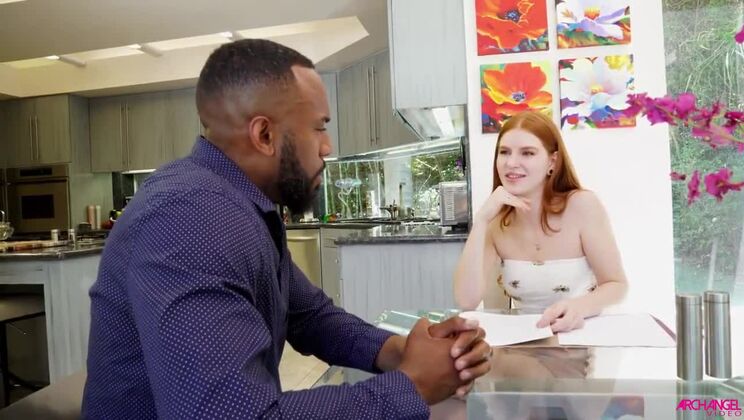 Jane Rogers - Redhead Slut Tamed by Big Black Cock