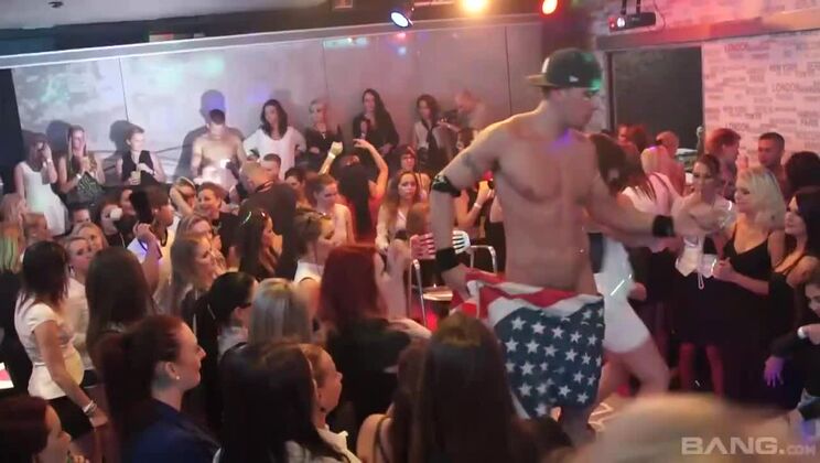 Blonde Bombshells vs Brunette Beauties: Interracial Fuck Fest