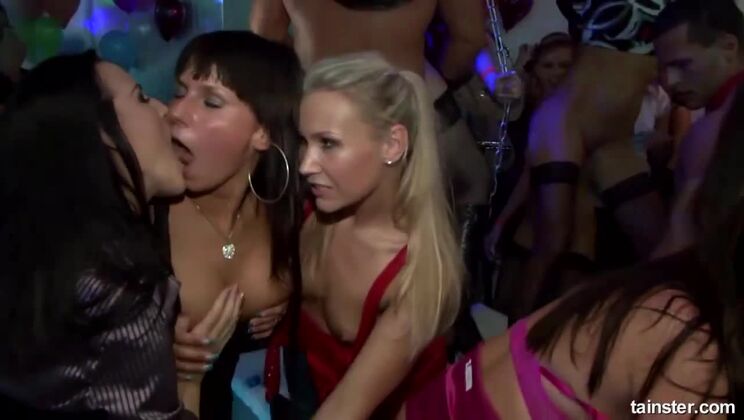 Mad House Orgy Part 2 - Blonde Brunettes and MILFs Unleashed