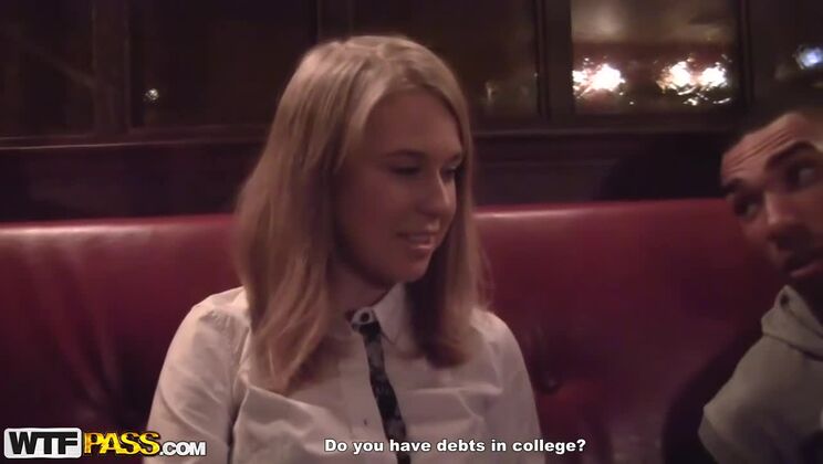 Shy Russian Blonde Teen Gets Busy On Camera