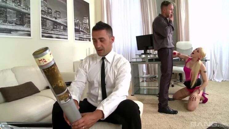 Lola Taylors DP Adventure with Her Two Horny Bosses