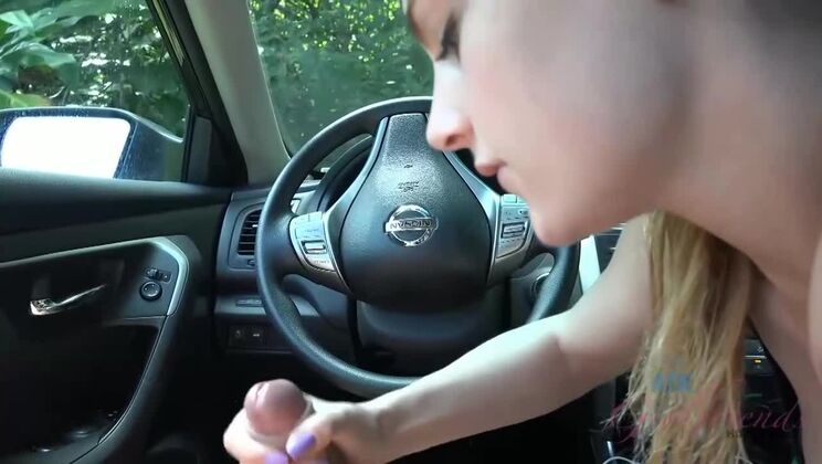 Sydney Cole - Sucking Cock from the Passenger Seat