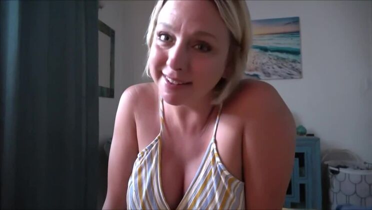 Blonde Beach Babe - Mom's Secret
