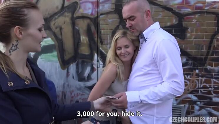 Czech Blonde Milf 4Way Outdoor Fuck