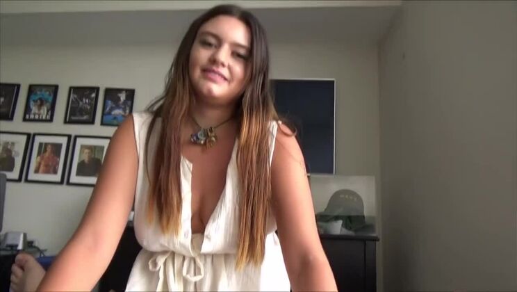Sister's Big Tits Tease POV Brother Fantasy