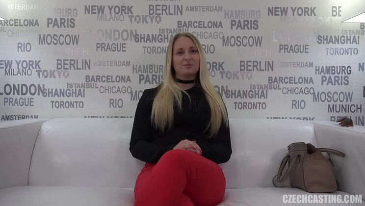 Casting Gorgeous Czech Blonde Tereza