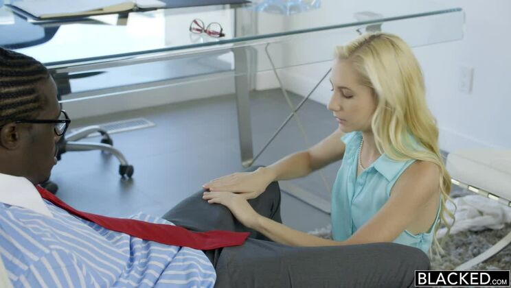Boss Fucks Blonde Assistant in the Office
