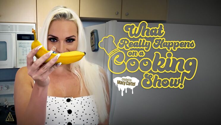 Blonde Bombshell Macy Cartel Gets Dirty in the Kitchen!