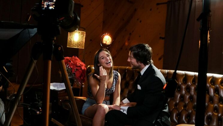 Brunette Beauty BTS Action