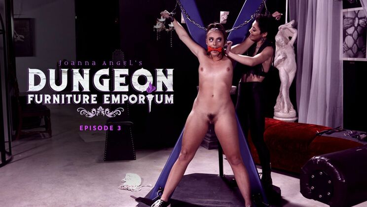 Lesbian Brunoettes Gia and Brooklyn's BDSM Playhouse - Part 3