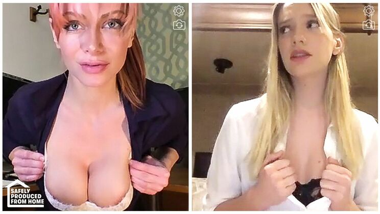 Remote Seduction: Blonde MILF Tease