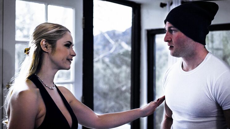 Blonde MILF Cheats with Young Teammate