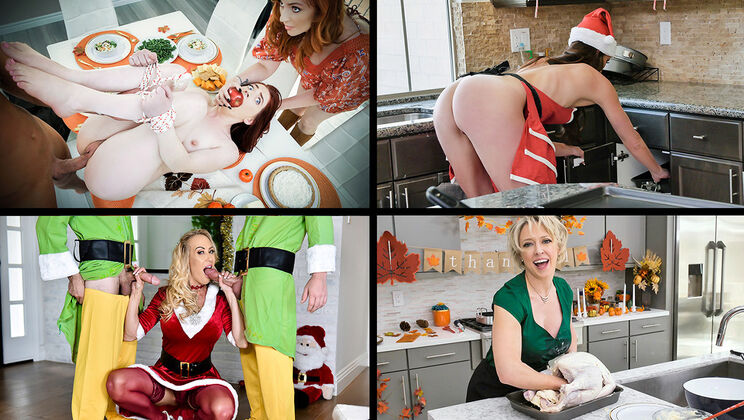 MILF Festive Frenzy with Brooklyn Chase