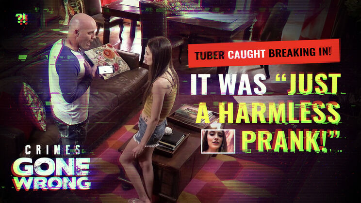 Prank Gone Wild: Teen Brunette Kyler Quinn