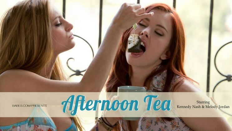Blonde on Redhead: Naughty Tea Party