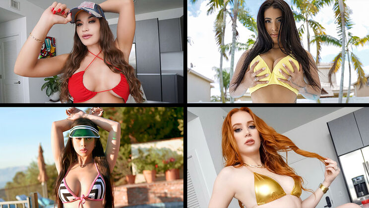 Busty Beauties In Swimwear