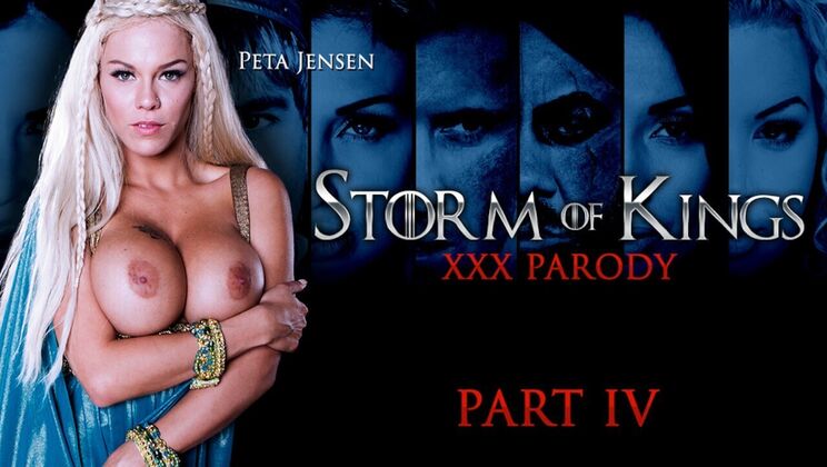 Blonde Storm: Peta Jensen's Royal Blowjob