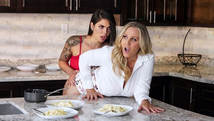 Lesbian Affairs: A Blonde and a Brunette