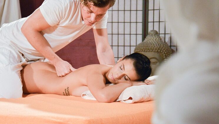 Romanian Babe Gets Massage and Fucked Hard