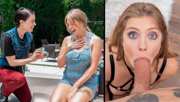Blonde Babe lesbo Fest