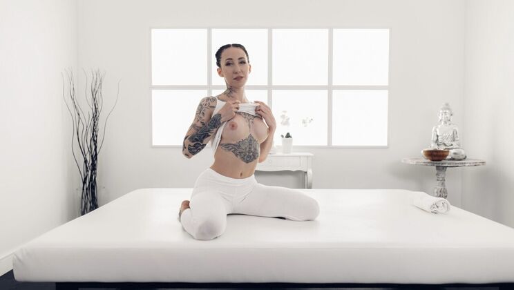 Tattooed Beauty Gets Down and Dirty