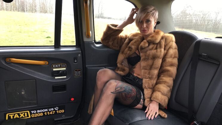 Tattooed Blonde Takes a Wild Ride