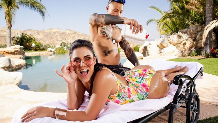 Poolside Passion with Monica Sage
