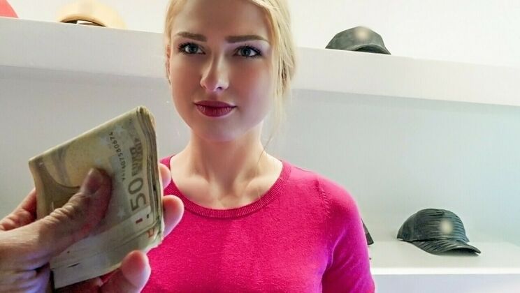 Russian Blonde Bombshell Serves Up Satisfaction
