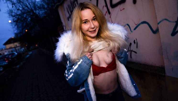 Newbie Model's Dirty Debut Facial