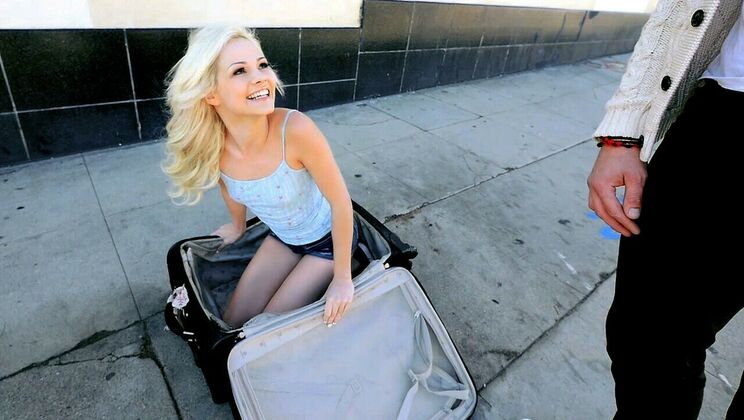 Pint-Sized Blonde Bombshell Gets Fucked Hard