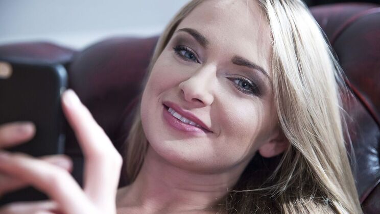 Blonde Beauty Begs for Blowjob