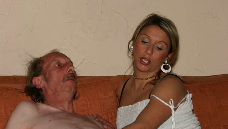 Blonde Babe Takes Good Care