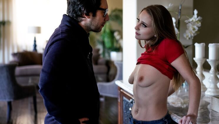 Stepdad's Dirty Secret: Cheating with My Brunette Stepdaughter