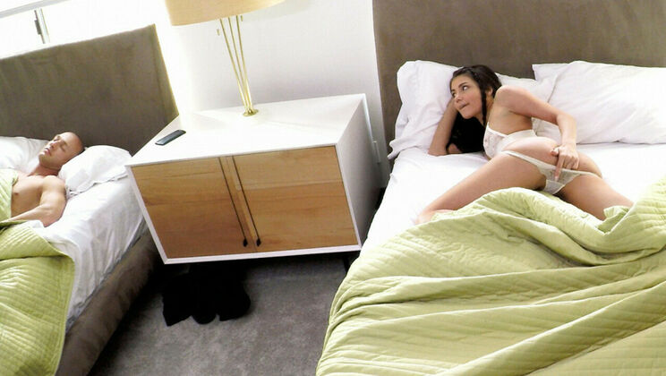 Step-Sister Seduction: Horny Adria Rae Slips Into Bed