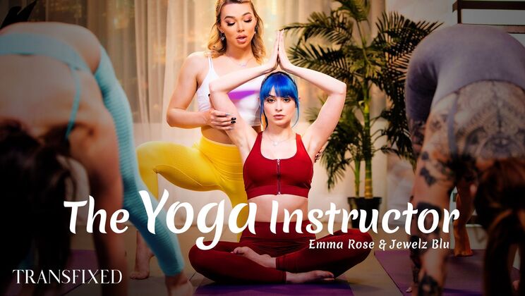 Blonde Bombshell's Yoga Session