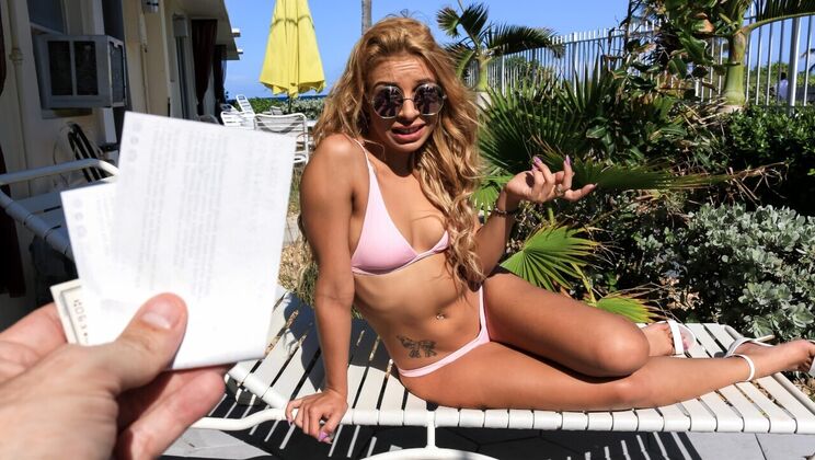 Brazilian Bombshell Takes it Rough