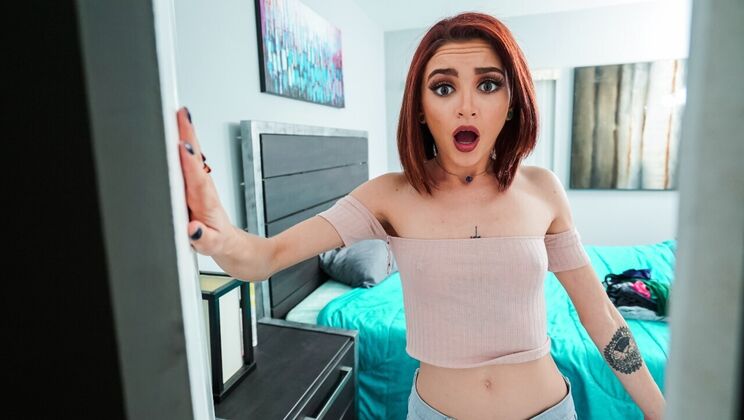 Tattooed Roommate Blowjob