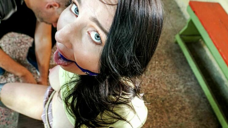 Bella's BDSM Skirt Tease